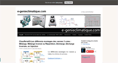 Desktop Screenshot of e-genieclimatique.com